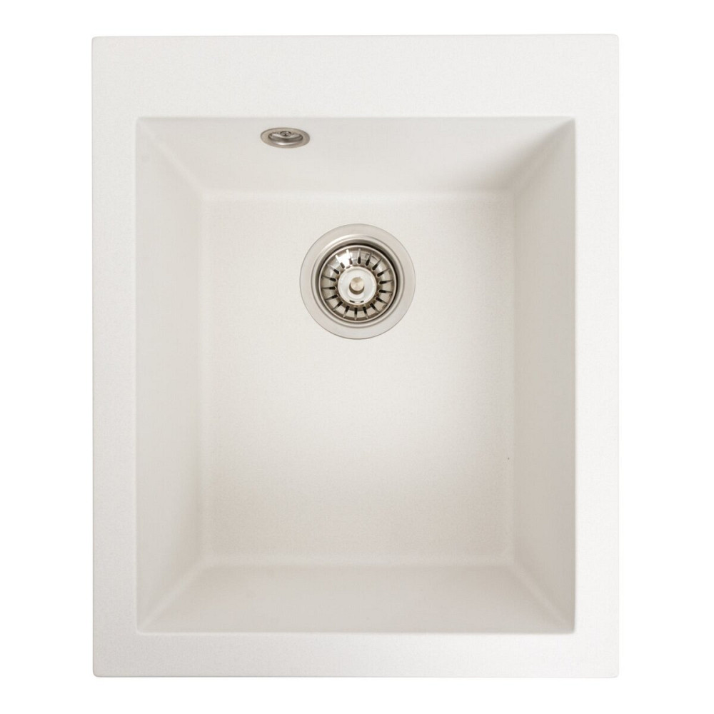 VALESO Гранітна мийка для кухні VALESO SOKIL 4150 матова Білосніжна Коломия - фото 15