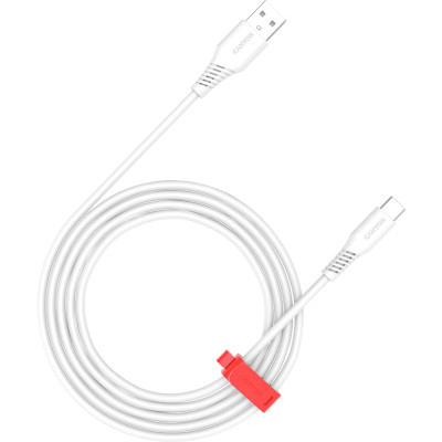Дата кабель USB 2.0 AM to Type-C 1.2m AC18SC 18W White Canyon (CNS-AC18SC12W) Вінниця - фото 1