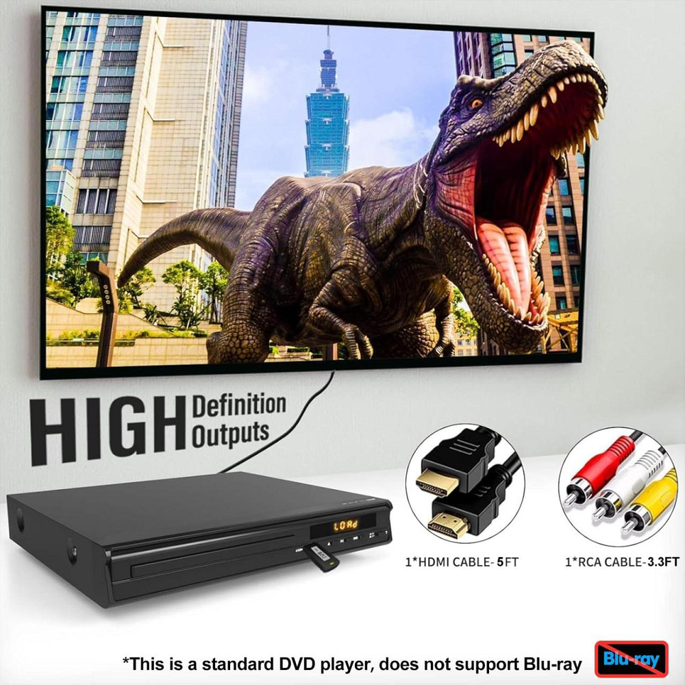 DVD-проигрыватель Maite MTDVD-10 Pro для телевизора с выходом HDMI и AV и функцией караоке Днепр - изображение 6