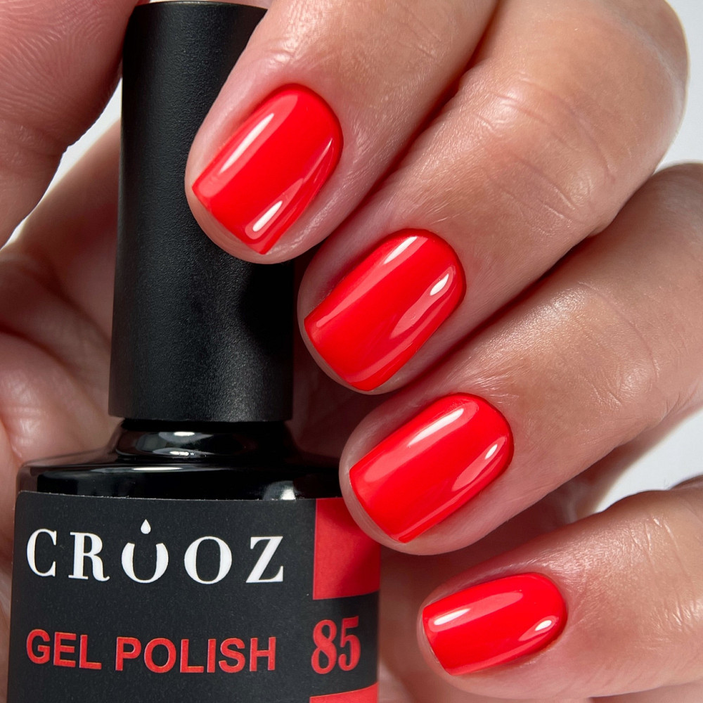 Гель-лак Crooz 85 (вогняний корал) 8мл Херсон - изображение 1