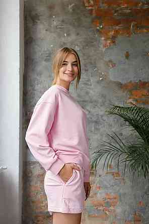 Костюм спортивний жіночий худі з шортами Барбі XS-S Харків