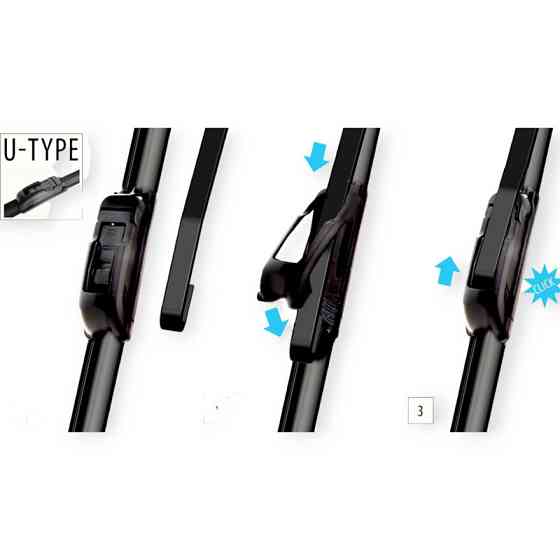 Щітка oximo безкаркасна 525мм під гачок 8,9мм двірника Мукачево