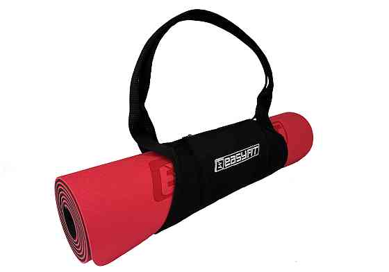 Сумка-переноска EasyFit для йога-килимка Чорна Коломия