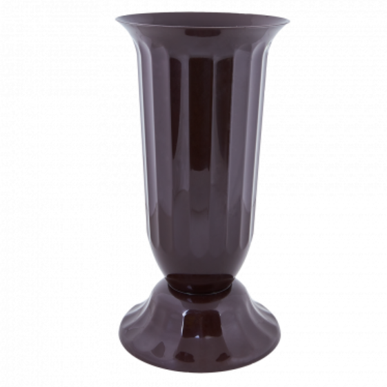 Вазон Флора з підставкою 38см темно-коричневий Алеана Житомир - изображение 1