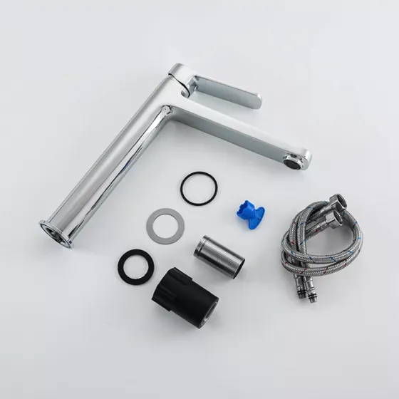 Смеситель для умывальника высокий Frap F1061-2 хром Киев