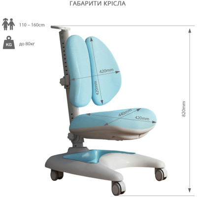 Дитяче крісло FunDesk Premio blue (222102) Вінниця - фото 2