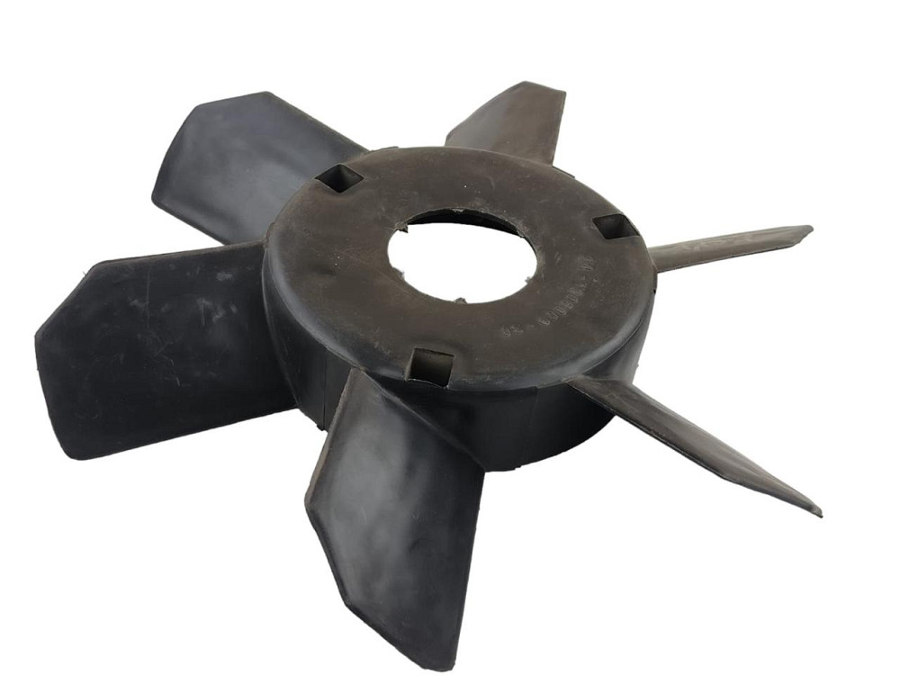 Вентилятор ГАЗ 2410 (6 лопатей, чорні, метал втулки) Україна радіатора Мукачево - фото 1