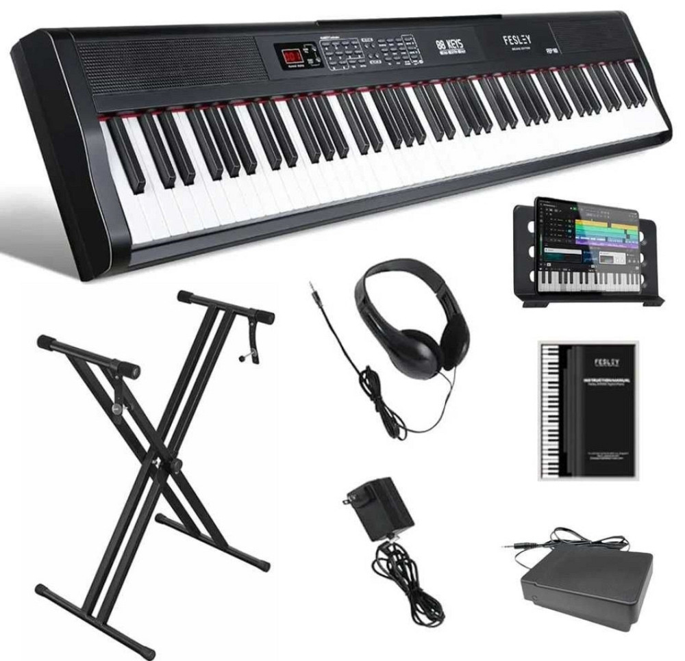 Цифровое пианино Fesley FEP160 (стойка, педаль, пюпитр, наушники) Харьков - изображение 8