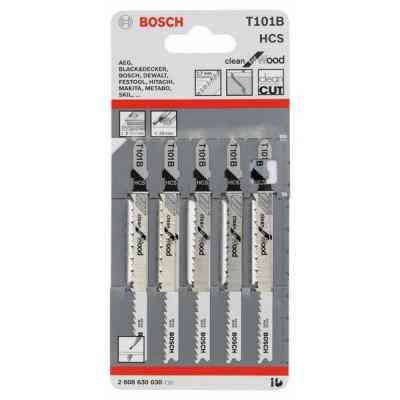 Полотно Bosch T101 B, HC, 5 шт, к электролобзику (2.608.630.030) Винница