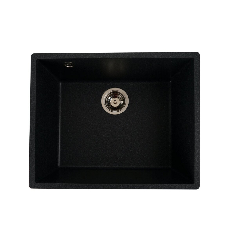 Гранітна мийка для кухні VALESO OASIS 5444 матова Антрацит Коломыя - изображение 1