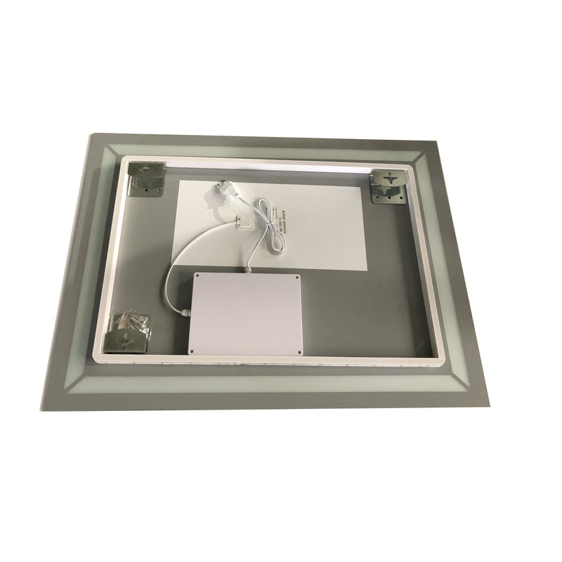 Зеркало Zerix Kubix MR04-80x60-REVERSE с LED Touch, Anti-fog, диммером, регулятором яркости (ZX6054) Киев - изображение 5