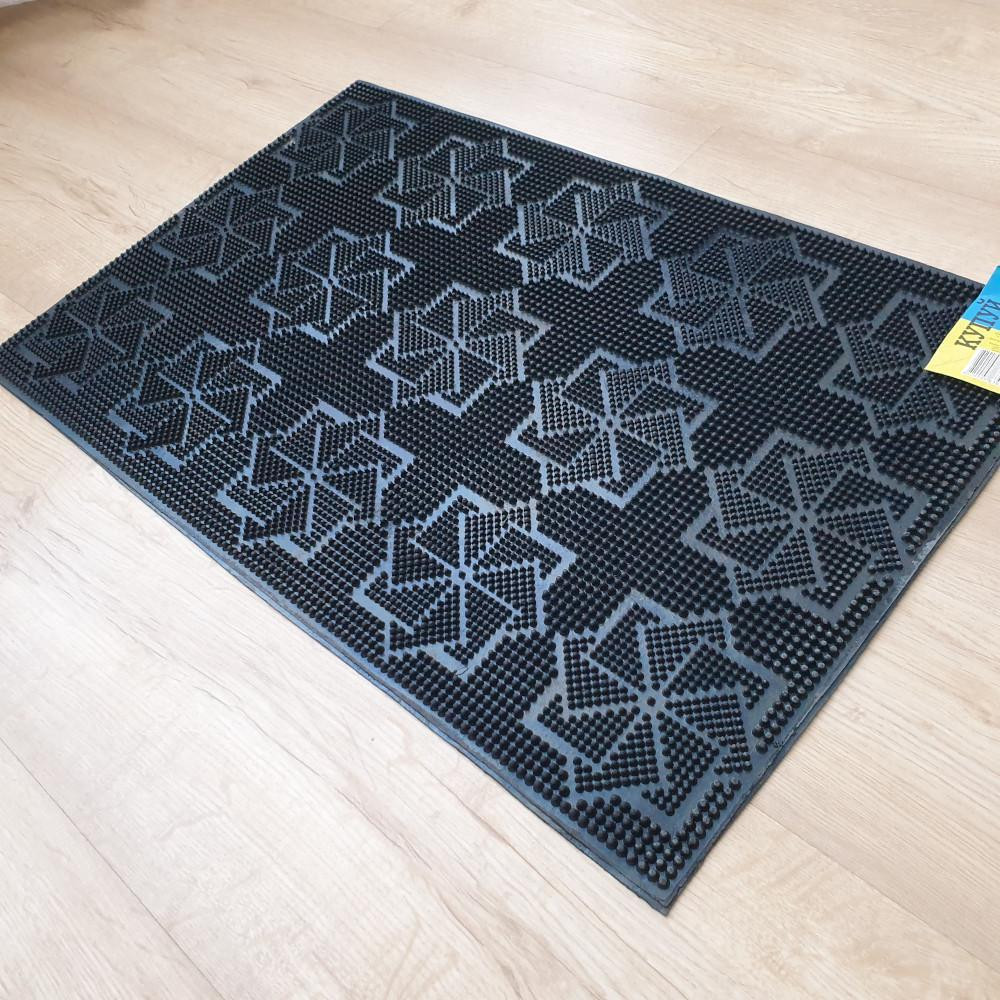 Килимок гумовий чорний 40*60см К16 (в асортименті) Харків - фото 2