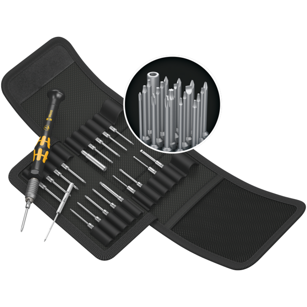 Набор отверток Wera Kraftform Kompakt Micro 21 ESD 1 для точных работ 21шт 05135973001 Одесса - изображение 1