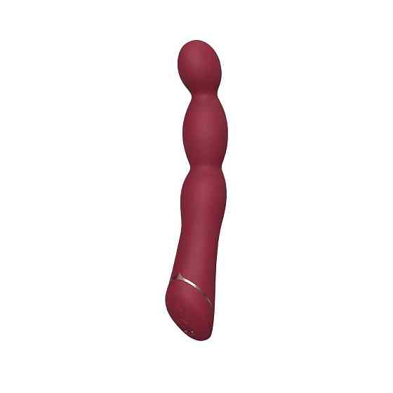 Вибратор классический гибкий Chisa Lust Ripple Lapper, бордовый Sex Aura Киев
