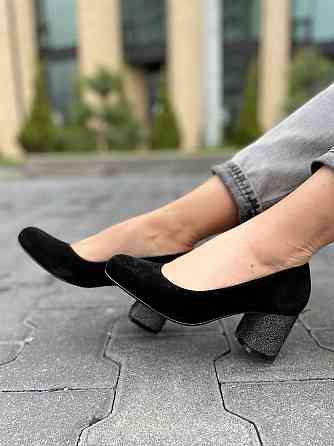 Nivelle Туфлі жіночі NIVELLE чорні замша натуральна каблук 6 см (1529/6030-6045) Коломия