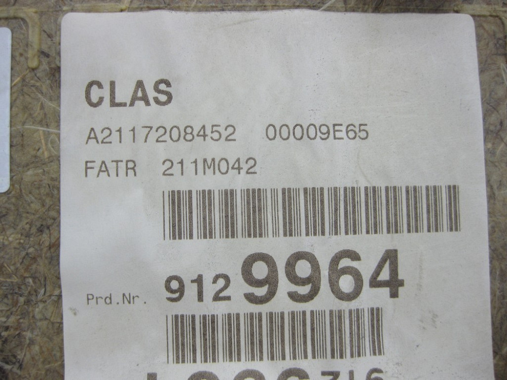 Mercedes-Benz  A2117208452 9E65 Карта передніх правих дверей Classic чорна з шкіряною вставкою E-Class W211 Одеса - фото 12