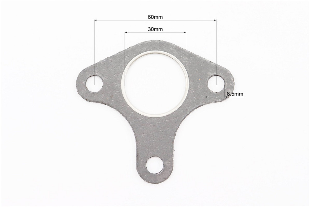Прокладка глушника 173F/177F/182F/188F/190F, 3отв., коліно-глушник Киев - изображение 2