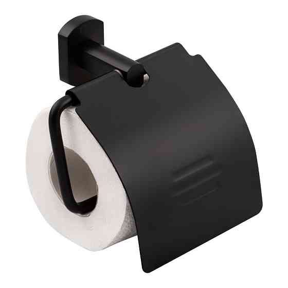 Тримач для туалетного паперу Qtap Liberty QTLIBBLM1151 Black Київ