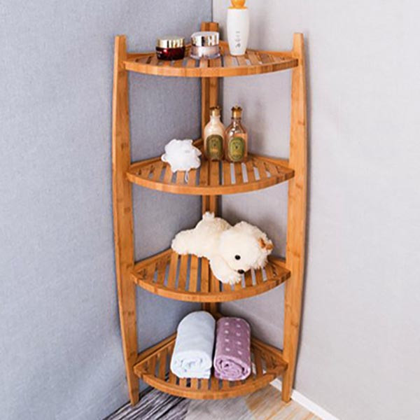 Стеллаж угловой для ванной 