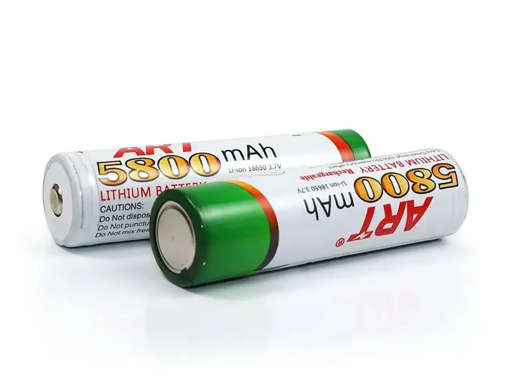Аккумулятор Li-Ion 18650 5800мАч 3.7В ART первого сорта — надежный элемент питания для устройств Одесса - изображение 3