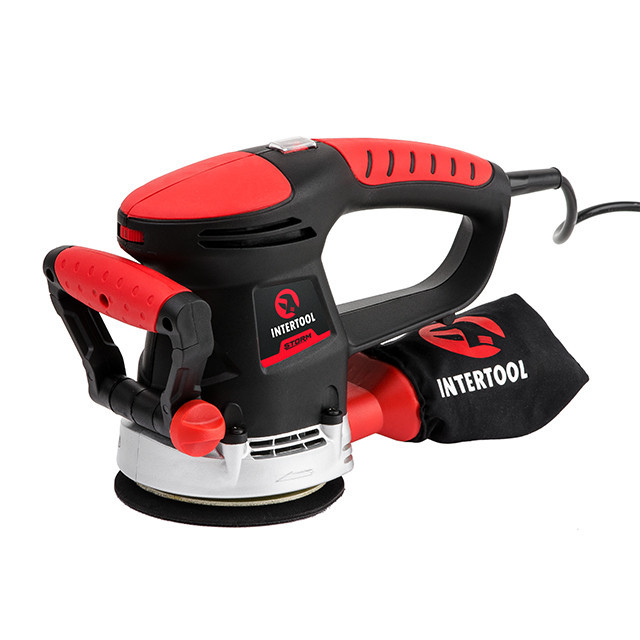 Шліфмашина ексцентрикова, 0,48 кВт, 4000-14000 об/хв, 125 мм, хід ексцентрика 2,3 мм, STORM INTERTOOL WT-0542 Київ - фото 1