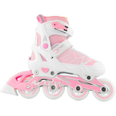 Роликовые коньки Action 2 в 1 Riply Рожеві 29-32 (153B5/2IN1PINK29-32) Винница - изображение 5