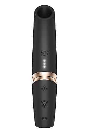 Клиторальный бесконтактный массажер Satisfyer Perfect Kiss черный Sex Aura Киев
