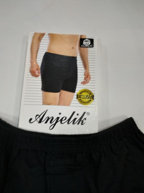 Стильні бавовняні чоловічі боксери  anjelik XXL Славута - фото 2