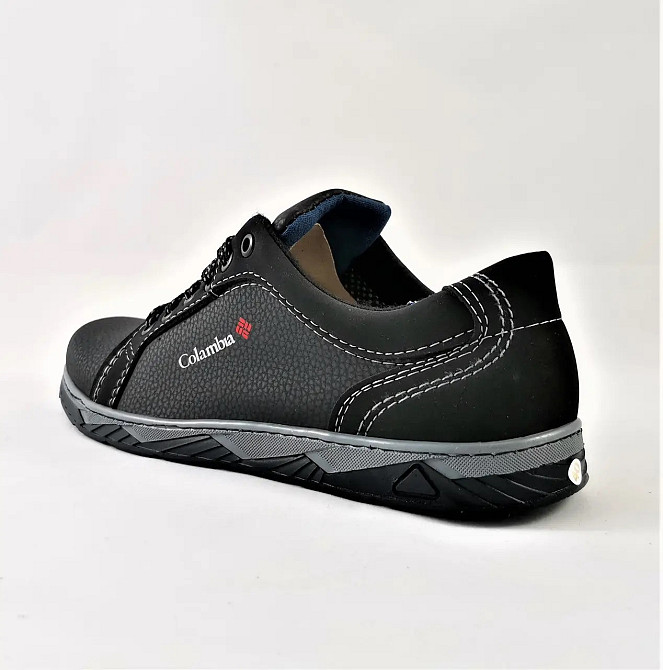 Кросівки Чоловічі Чорні Шкіряні Туфлі Мокасини (розміри: 41,45) Відео Огляд Дніпро - фото 3