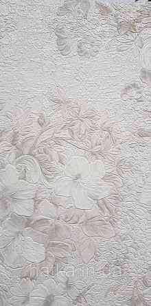 Шпалери вінілові на флізеліні AdaWall Signature1.06х10 квіти гілки листя структурне біле бежеві 3д Київ
