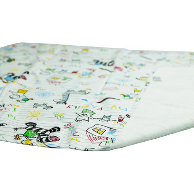 Пелюшки для малюків Еко Пупс Eco Cotton непромокаюча двостороння 65 х 90 см Дитячий малюнок My Family (EPG10N-6590mf) Вінниця - фото 3