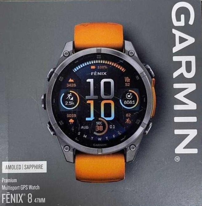 Смарт -Часы Спортивний годинник Garmin Fenix 8 47mm AMOLED Sapphire Titanium w. Київ - фото 3