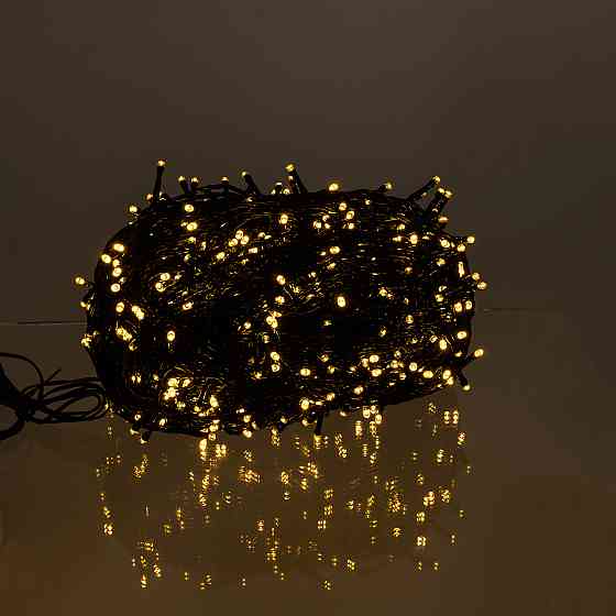 Garlando Новорічна гірлянда вулична 100 м 1000 LED із сонячною батареєю 8 режимів роботи чорний Коломия