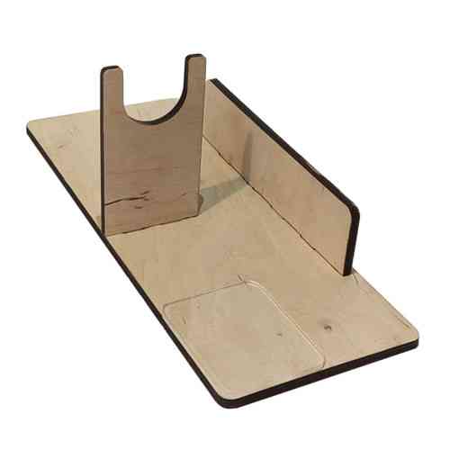 Підставка для клейового пістолета 20 Вт і стрижнів фанерна підставка тримач для термопістолета 7 мм компактний органайзер Київ