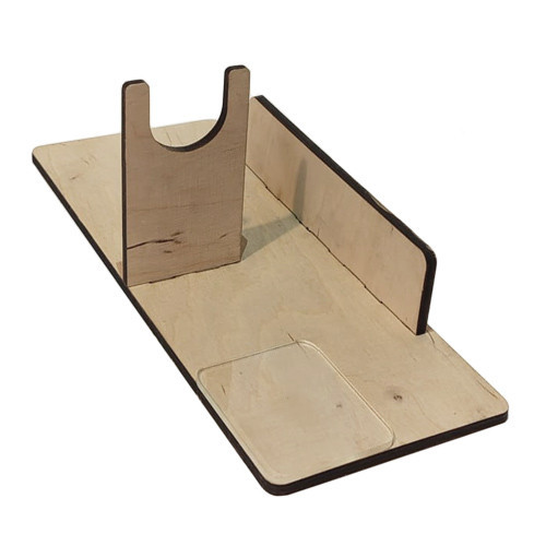 Підставка для клейового пістолета 20 Вт і стрижнів фанерна підставка тримач для термопістолета 7 мм компактний органайзер Київ - фото 6