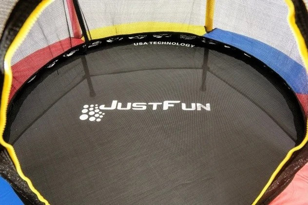 Дитячий батут 140 см Just Fun із захисною сіткою для дітей Різні кольори Київ - фото 3