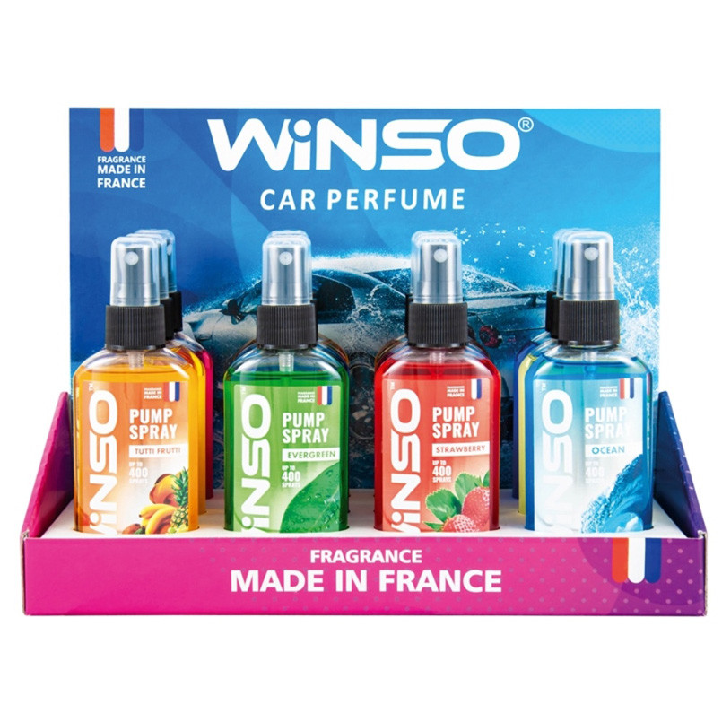 Ароматизатор Winso Pump Spray MIX №2, 75мл, 12шт набор Львов - изображение 1