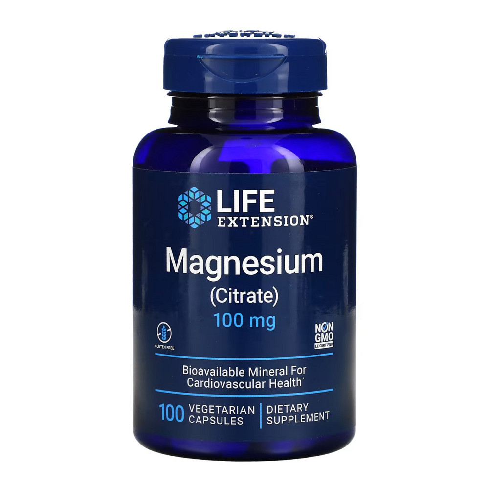 Цитрат магнія Life Extension Magnesium (Citrate) 100 mg 100 vcaps Київ - фото 1