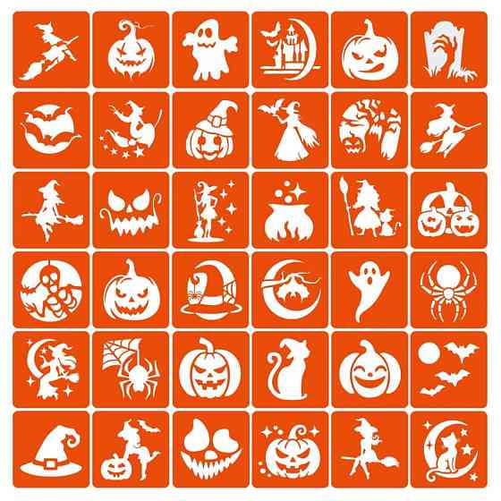 Набор трафаретов для био-тату 