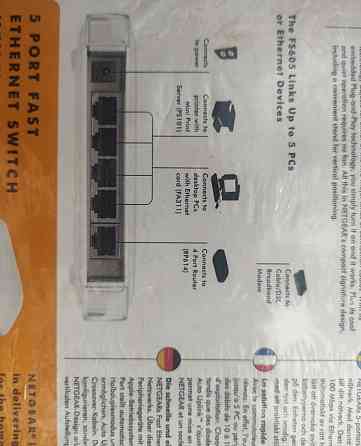 Комутатор Netgear FS605IS. Харьков