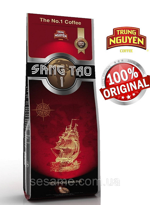 Вьетнамский Кофе Sang Tao №1 Trung Nguen 340г натуральный молотый кофе Харьков - изображение 1
