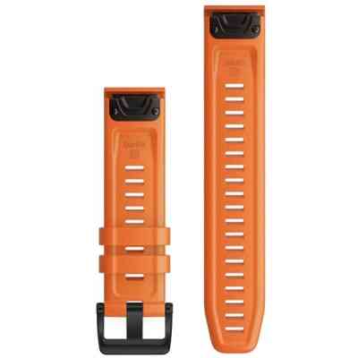 Ремешок для смарт-часов Garmin fenix 6 22mm QuickFit Ember Orange Silicone (010-12863-01) Винница