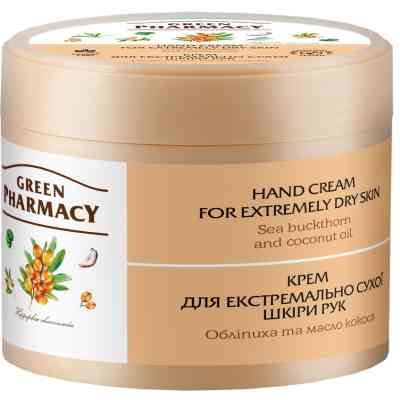 Крем для рук Зелена Аптека Для экстремально сухой кожи рук с облепиховым маслом 300 мл (4823015914690) Винница