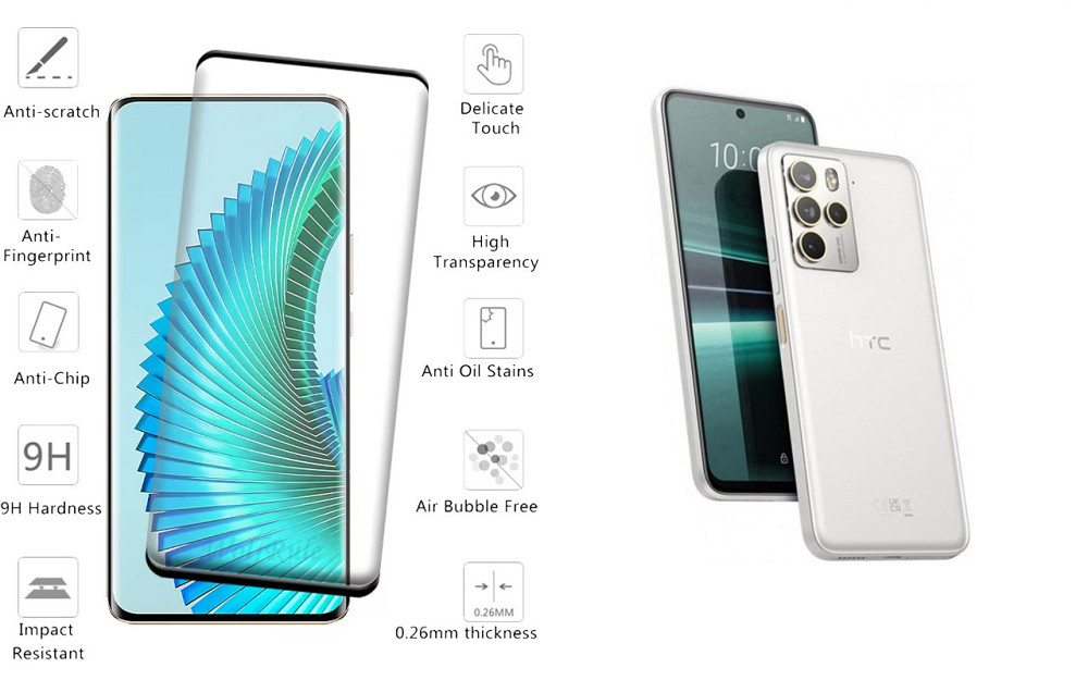Захисне скло HyperGlass Pro для HTC U23 Pro 5G – максимальна чутливість та захист Київ - фото 2