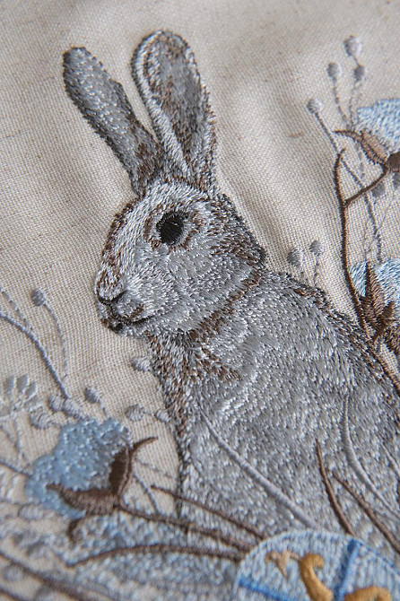 Серветка пасхальна, натуральна лляна з вишивкою топ Київ - фото 3