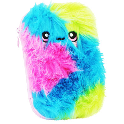 Пенал Cool For School 1 отделение с плюшем и аппликацией Радуга (CF6549-mixed) Винница - изображение 1