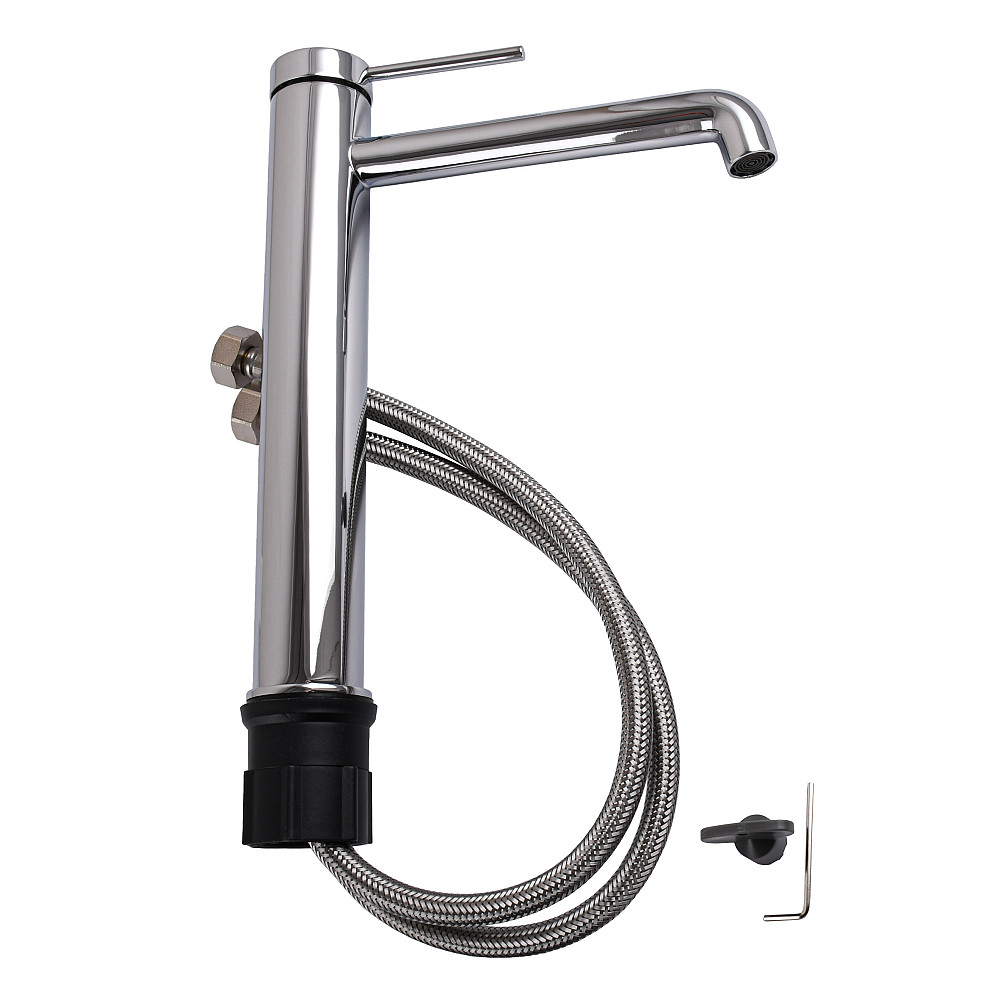 Змішувач для умивальника TOPAZ LOFT TLF 32203-H75-C, Шланги TAQ-M0855 Тернополь - изображение 2