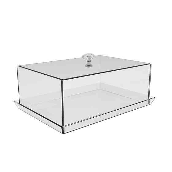 Тарелка для сыра без ножки EKOSTAR из акрила 276х196х100 Киев