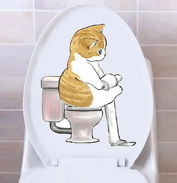 Наклейка для унітазу декоративна Київ - фото 1