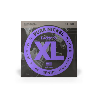Струны для гитары D'Addario XL Pure Nickel Blues / Jazz Rock (11-48) (EPN115) Винница - изображение 1